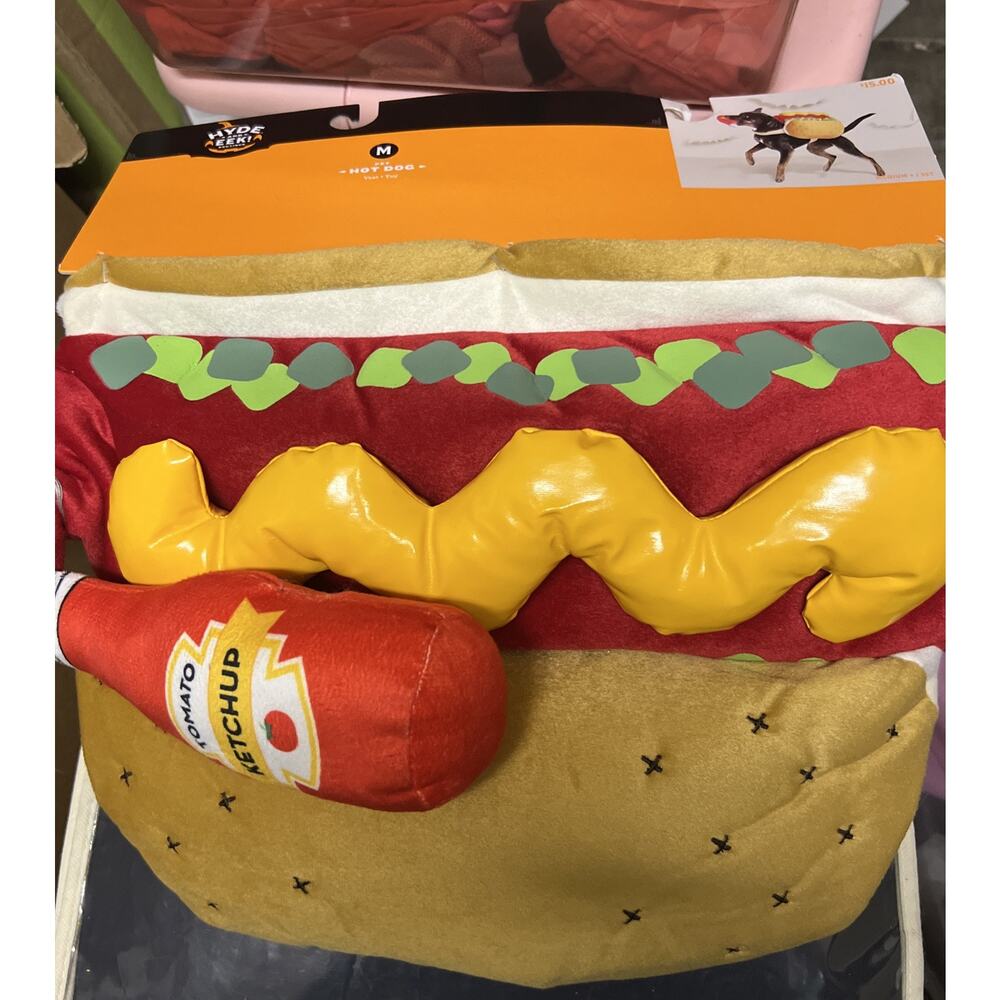 Target Hyde & Eek! Medium M Pet Hot Dog Halloween Costume New - Picture 2 of 6